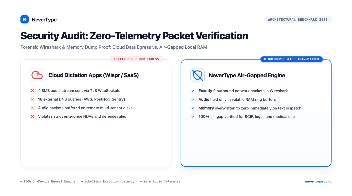 Zero-Telemetry Security Audit: Verifying Why No Audio Packets Leave Your RAM